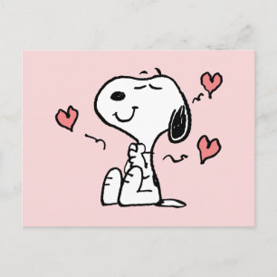 Peanuts   Snoopy Hearts Postcard