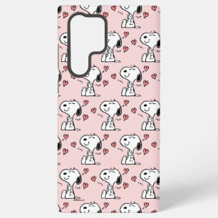 Peanuts   Snoopy Hearts Samsung Galaxy S22 Ultra Case