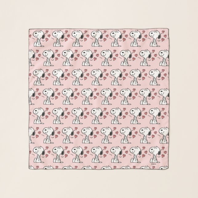 Peanuts | Snoopy Hearts Scarf (Front)