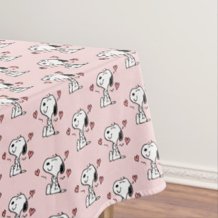 Peanuts Snoopy Hearts Tablecloth