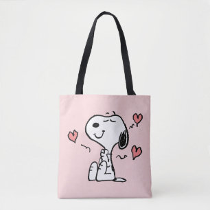 Peanuts Snoopy Hearts Tote Bag