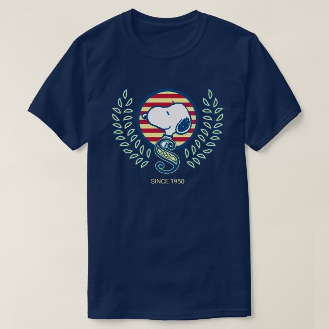 Peanuts | Snoopy Heraldry T-Shirt (Design Front)