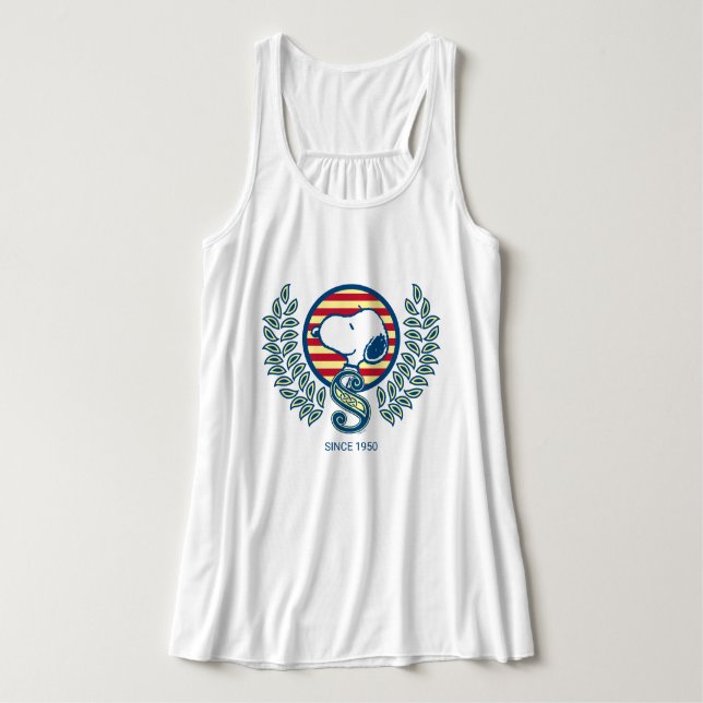 Peanuts | Snoopy Heraldry Tank Top (Design Front)