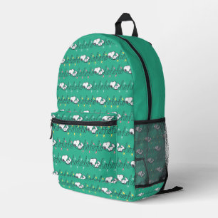 Peanuts Snoopy Ho Ho Ho Christmas Pattern Printed Backpack
