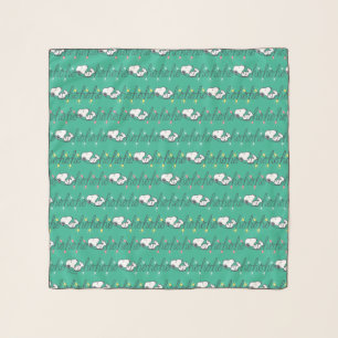 Peanuts Snoopy Ho Ho Ho Christmas Pattern Scarf