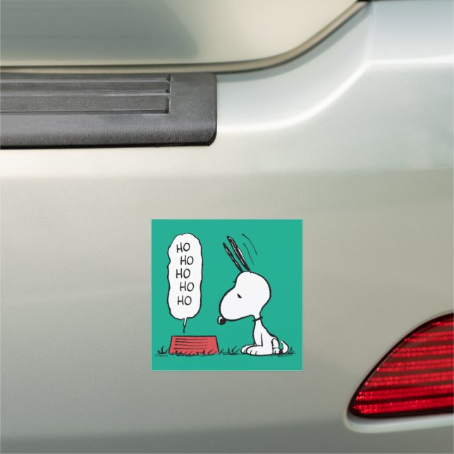 Peanuts | Snoopy Ho Ho Ho Food Dish Car Magnet (In Situ)
