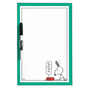 Peanuts   Snoopy Ho Ho Ho Food Dish Dry Erase Board