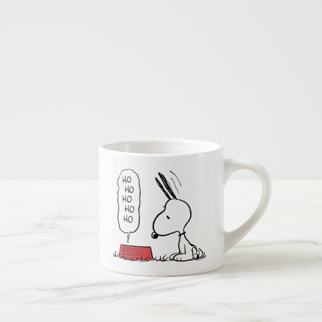 Peanuts | Snoopy Ho Ho Ho Food Dish Espresso Cup (Right)