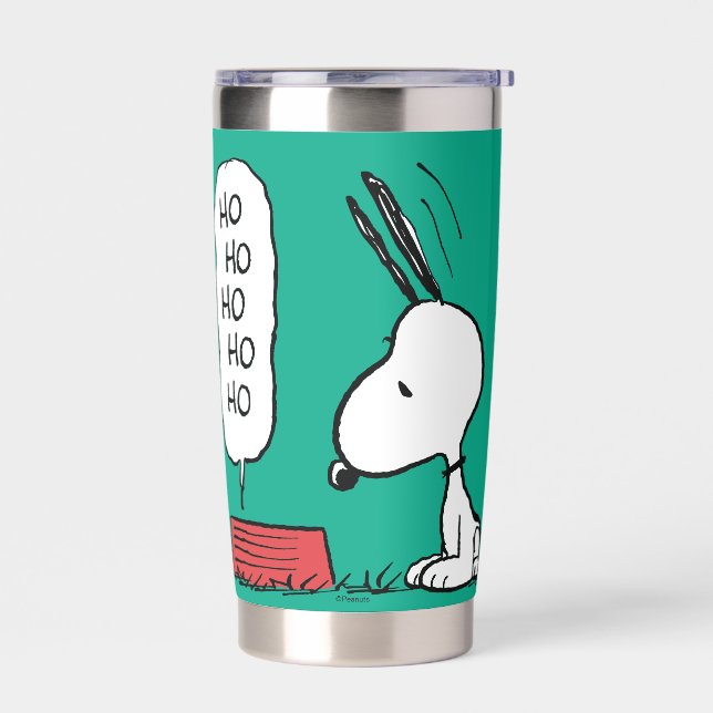 Peanuts | Snoopy Ho Ho Ho Food Dish Insulated Tumbler (Left)