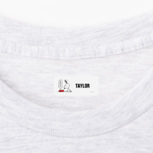 Peanuts Snoopy Ho Ho Ho Food Dish Kids' Labels