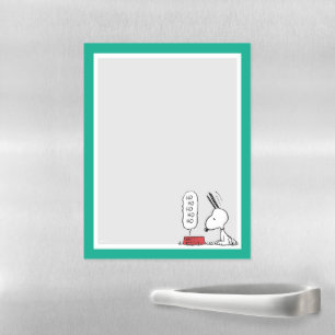 Peanuts Snoopy Ho Ho Ho Food Dish Magnetic Dry Erase Sheet