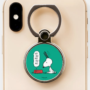 Peanuts Snoopy Ho Ho Ho Food Dish Phone Ring Stand