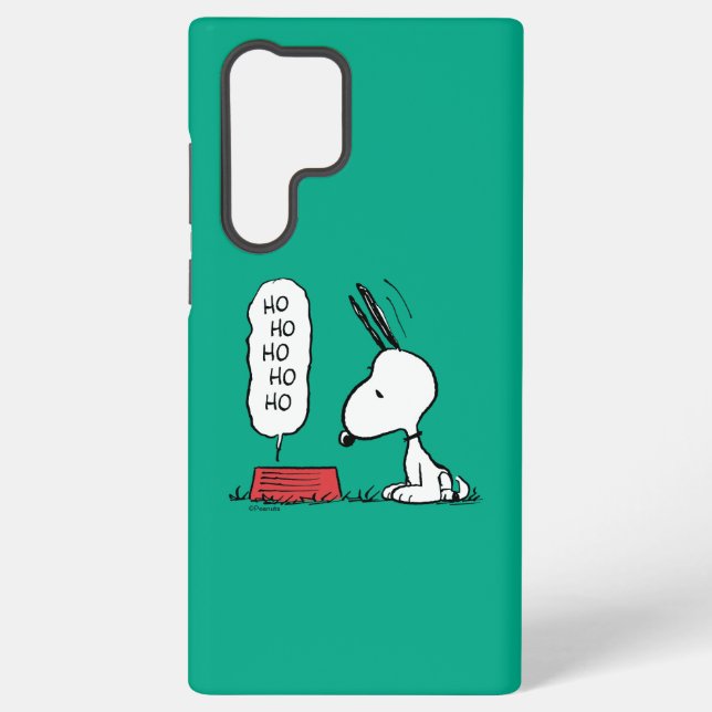 Peanuts | Snoopy Ho Ho Ho Food Dish Samsung Galaxy Case (Back)