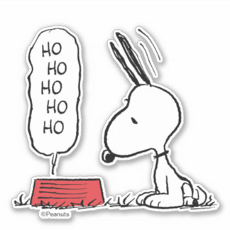 Peanuts | Snoopy Ho Ho Ho Food Dish Sticker