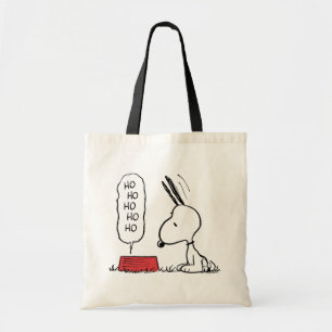Peanuts Snoopy Ho Ho Ho Food Dish Tote Bag