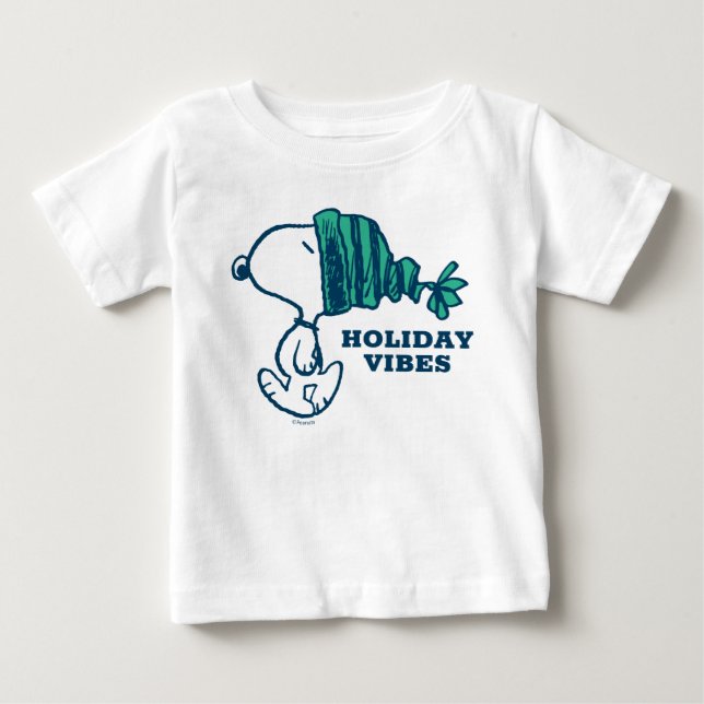 Peanuts | Snoopy Holiday Happiness Heart Baby T-Shirt (Front)