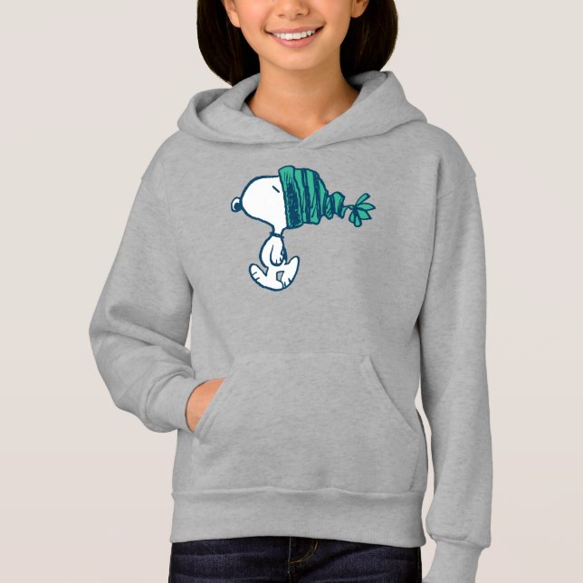Peanuts | Snoopy Holiday Happiness Heart Hoodie (Front)