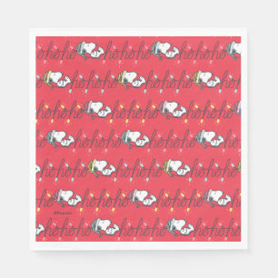 Peanuts Snoopy Holiday Ho Ho Ho Holiday Pattern Napkins