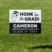 Peanuts - Snoopy | Honk for the Grad Sign