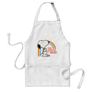 Peanuts Snoopy I'm Proud of Me Adult Apron