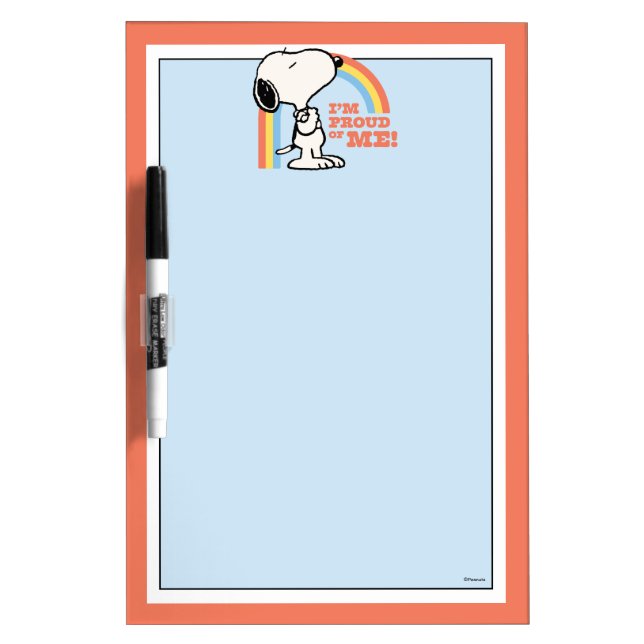 Peanuts | Snoopy I'm Proud of Me Dry Erase Board (Front)