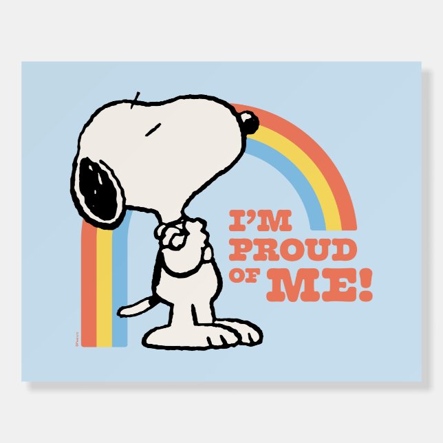 Peanuts | Snoopy I'm Proud of Me Foam Board (Front)