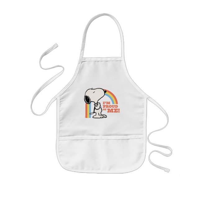 Peanuts | Snoopy I'm Proud of Me Kids' Apron (Front)