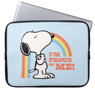 Peanuts   Snoopy I'm Proud of Me Laptop Sleeve