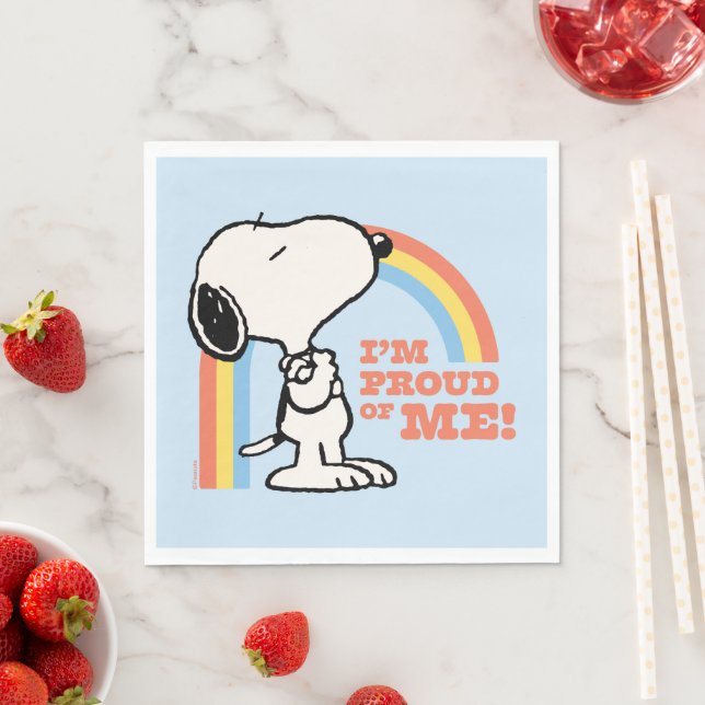 Peanuts | Snoopy I'm Proud of Me Napkins (Insitu)