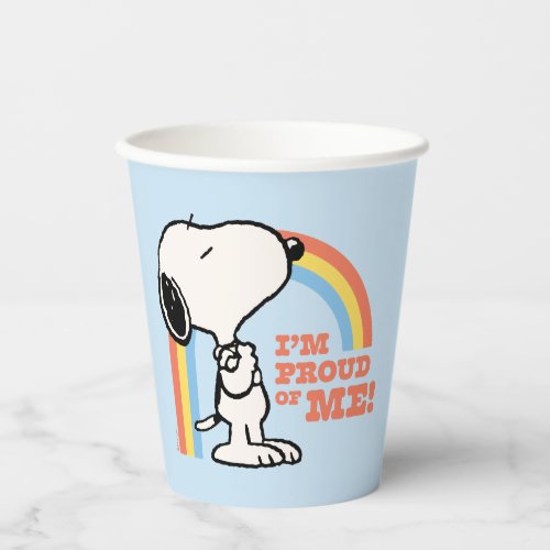 Peanuts  Snoopy Im Proud of Me Paper Cups