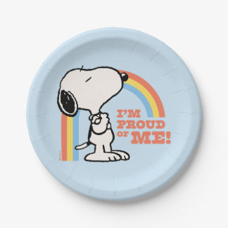 Peanuts | Snoopy I'm Proud of Me Paper Plates