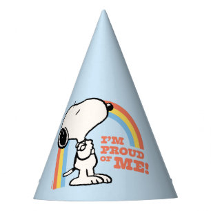 Peanuts Snoopy I'm Proud of Me Party Hat