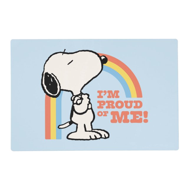 Peanuts | Snoopy I'm Proud of Me Placemat (Front)