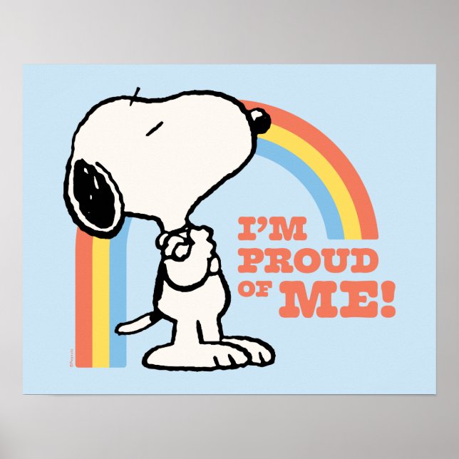Peanuts | Snoopy I'm Proud of Me Poster (Front)