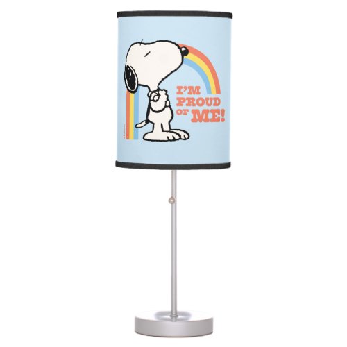 Peanuts  Snoopy Im Proud of Me Table Lamp
