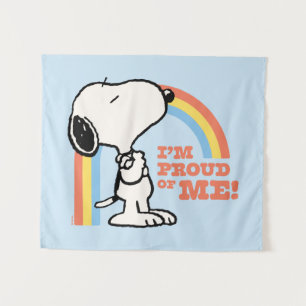 Peanuts Snoopy I'm Proud of Me Tapestry