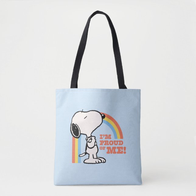 Peanuts | Snoopy I'm Proud of Me Tote Bag (Front)