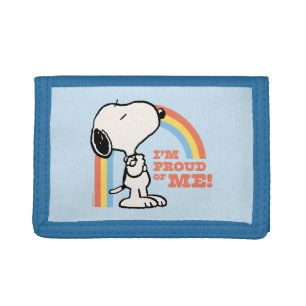 Peanuts Snoopy I'm Proud of Me Tri-fold Wallet