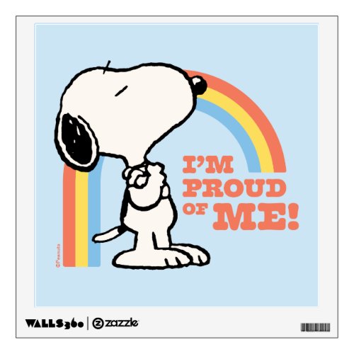 Peanuts  Snoopy Im Proud of Me Wall Decal