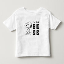 Peanuts Snoopy | I'm the Big Sister Toddler T-shirt