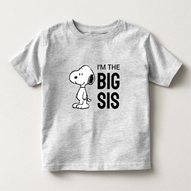 Peanuts Snoopy | I'm the Big Sister Toddler T-shirt (Front)