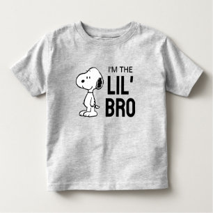Peanuts   Snoopy I'm The Little Brother Toddler T-shirt