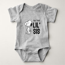 Peanuts Snoopy | I'm the Little Sister Baby Bodysuit