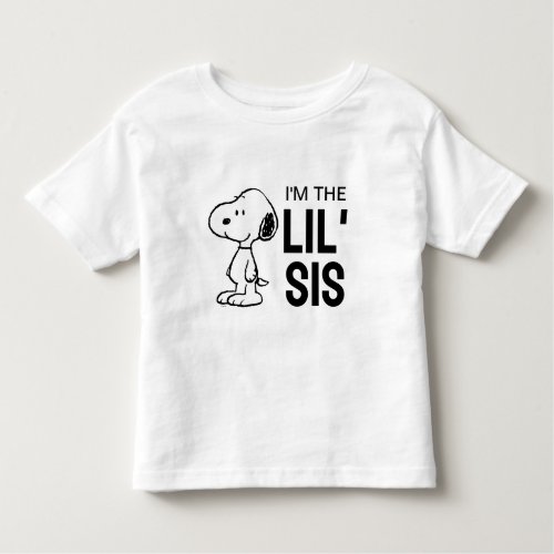 Peanuts Snoopy  Im the Little Sister Toddler T_shirt