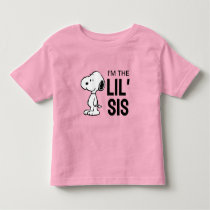 Peanuts Snoopy | I'm the Little Sister Toddler T-shirt