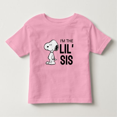 Peanuts Snoopy  Im the Little Sister Toddler T_shirt