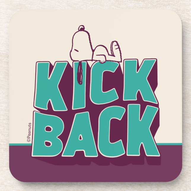 Peanuts | Snoopy Kickback Beverage Coaster (Front)