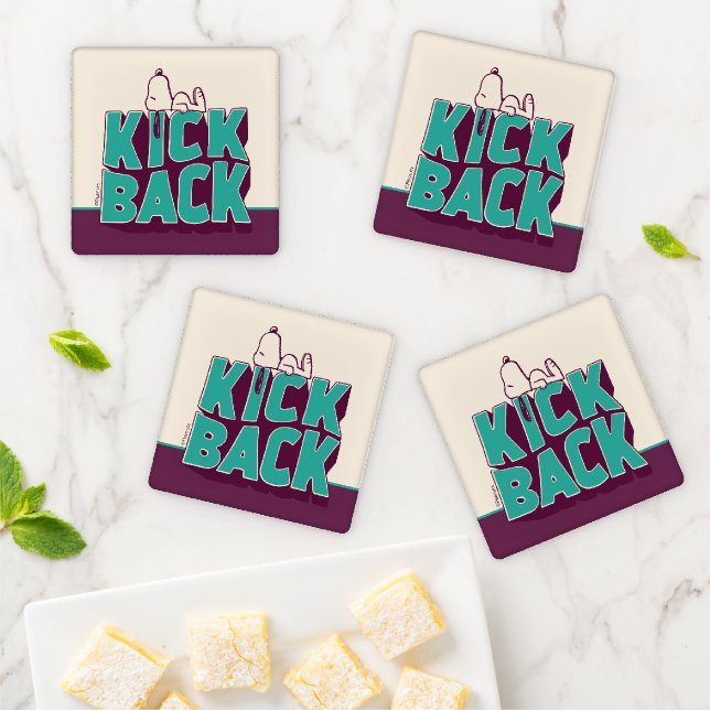 Peanuts | Snoopy Kickback Coaster Set (In Situ)