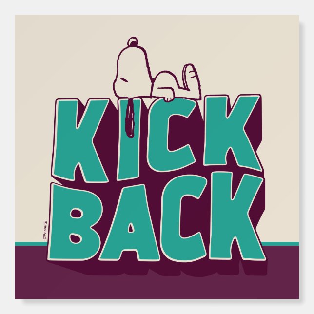 Peanuts | Snoopy Kickback Foam Board (Front)