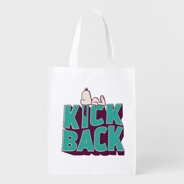Peanuts | Snoopy Kickback Grocery Bag (Front)